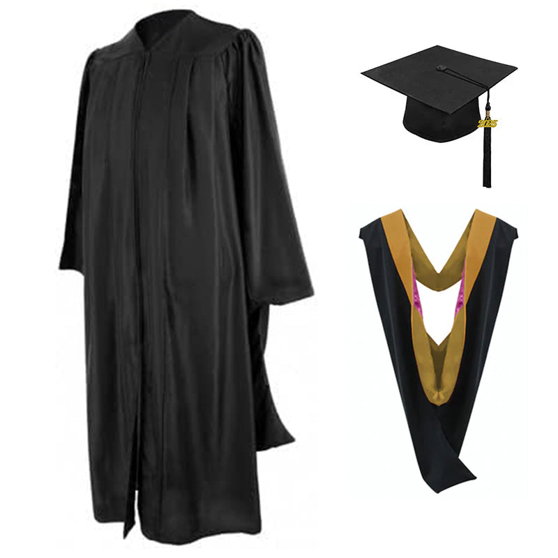 Masters Cap, Gown & Hood Package for Cal State Dominguez Hills Graduation
