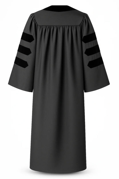 Classic Doctoral Graduation Gown - Academic Regalia