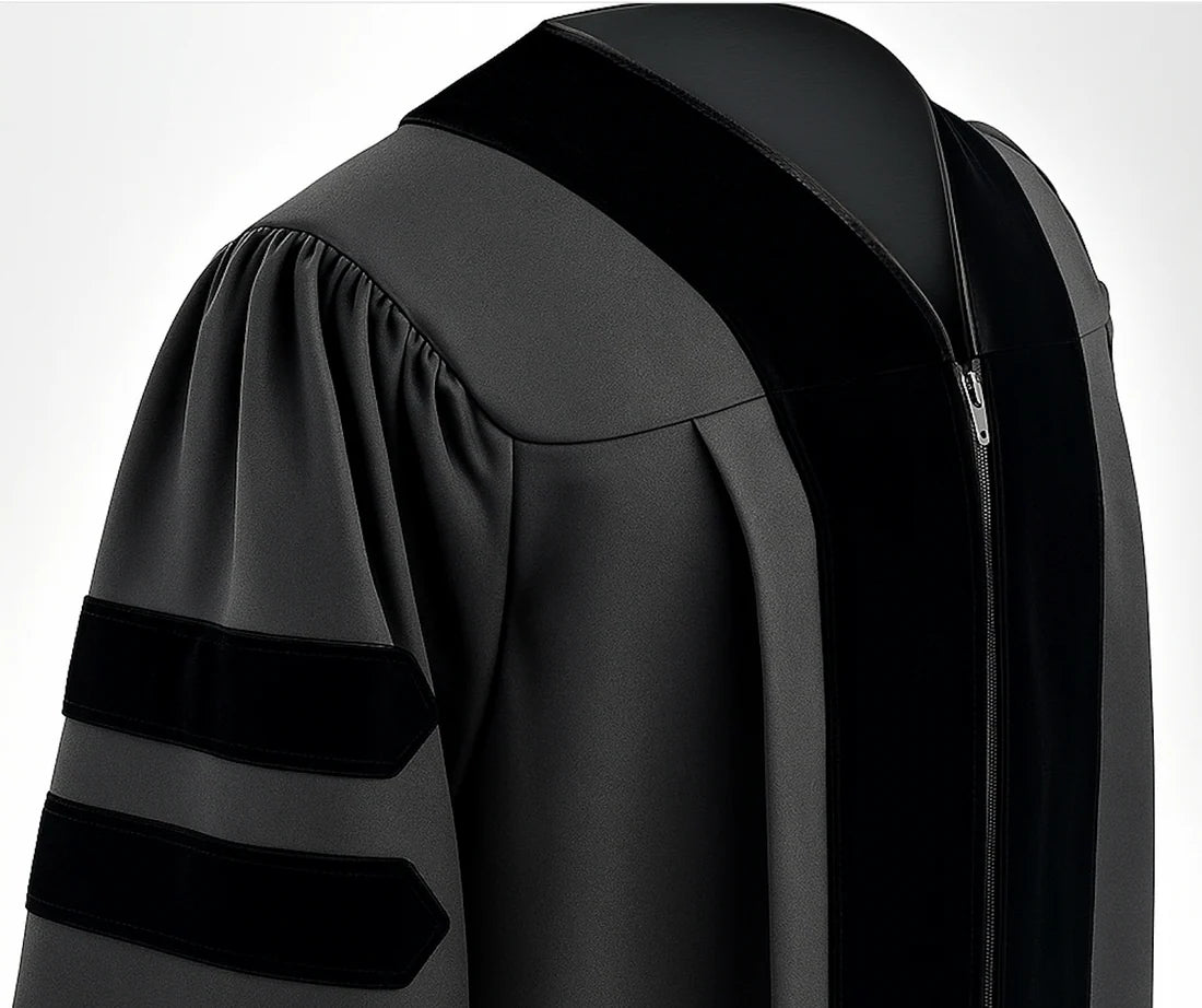 Classic Doctoral Graduation Gown - Academic Regalia