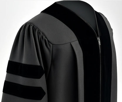 Classic Doctoral Graduation Gown - Academic Regalia