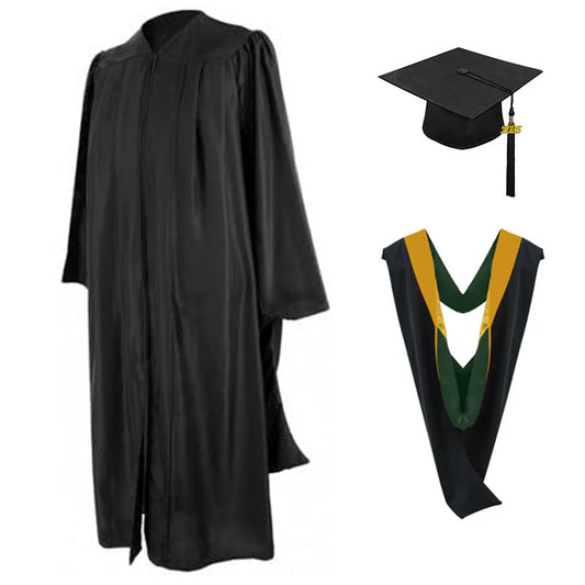 Masters Cap, Gown & Hood Package for Cal Poly San Luis Obispo Graduation