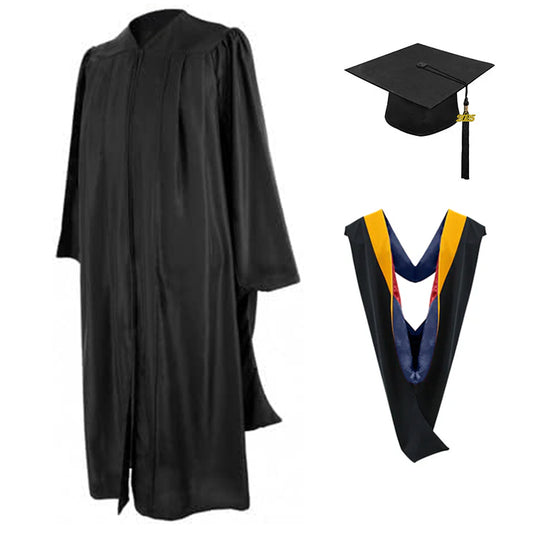 Masters Cap, Gown & Hood Package for Cal State Fresno Graduation