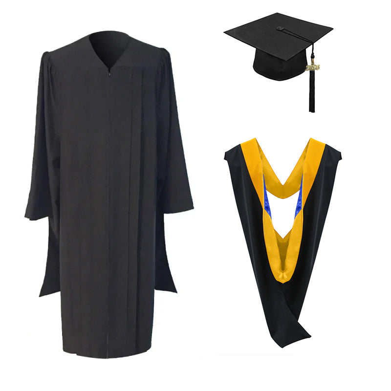 Masters Cap, Gown & Hood Package for University of Michigan Graduation